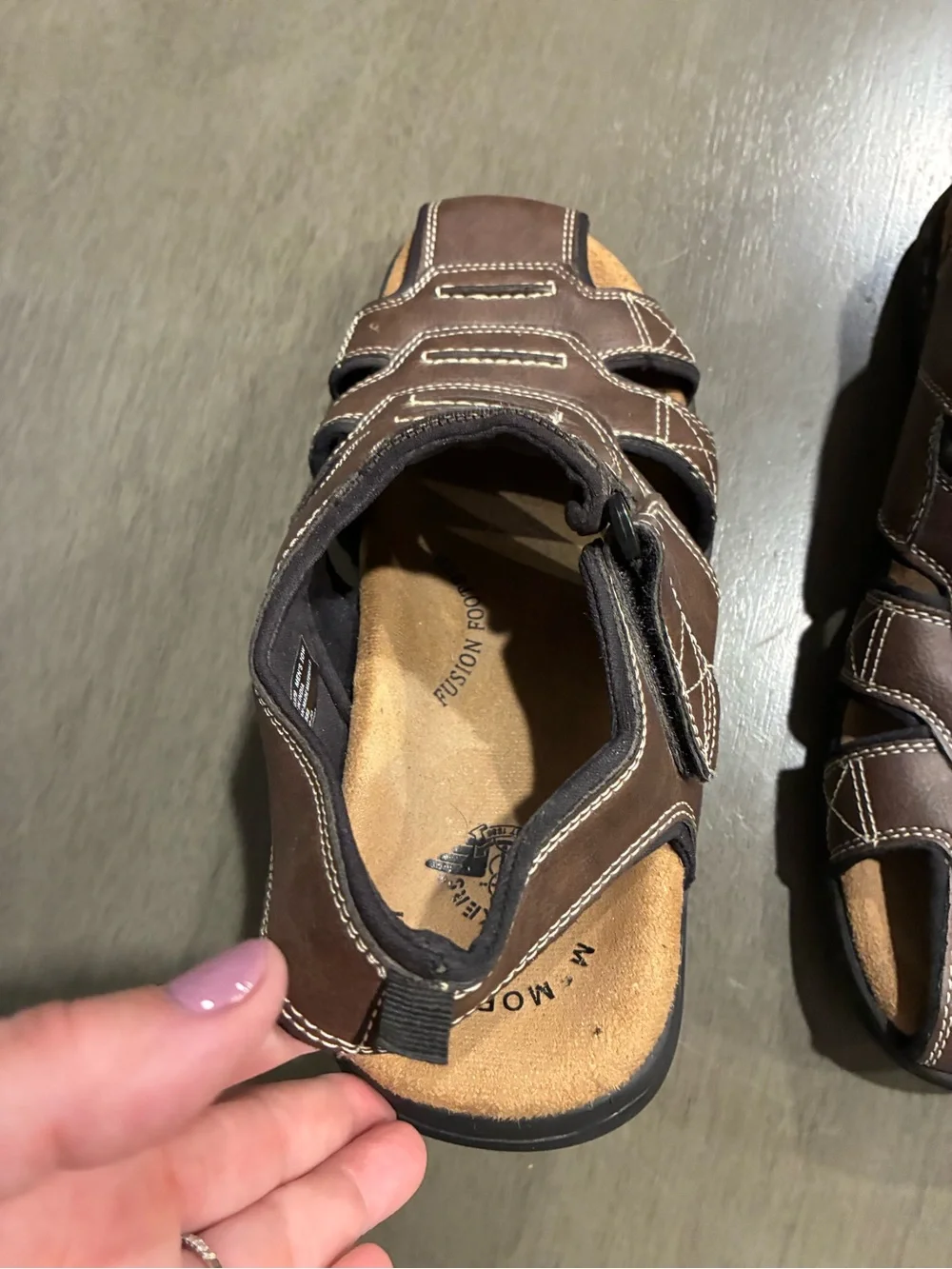 Men's Brown Dockers Fisherman Sandals